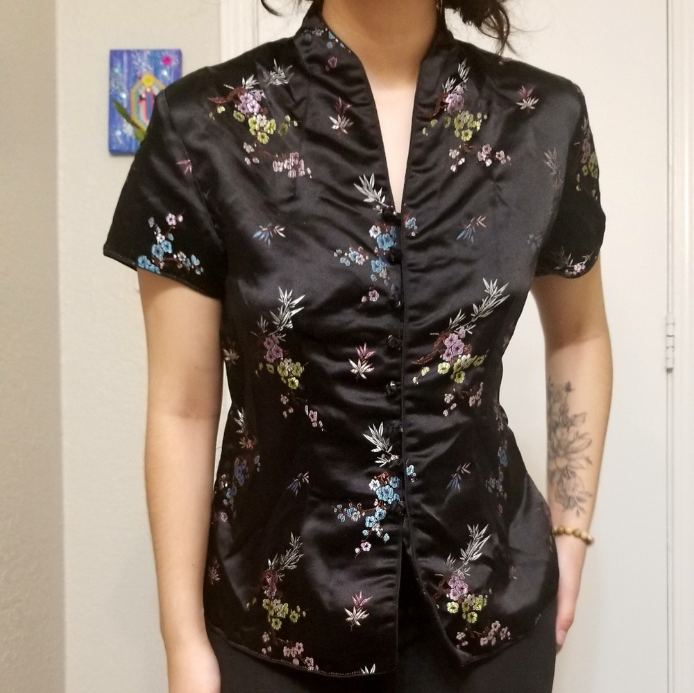 Silk Qipao Top
